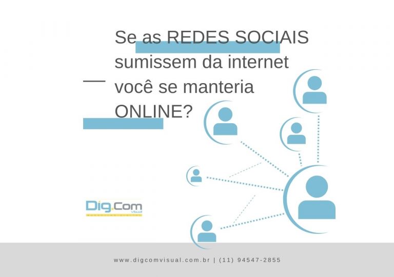 Leia mais sobre o artigo SE AS REDES SOCIAIS SUMISSEM DA INTERNET VOCÊ SE MANTERIA ONLINE?